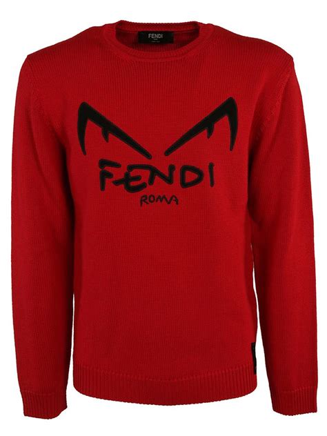 fendi red sweater|fendi sweaters for men.